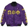 Africa Zone Jacket - Omega Psi Phi - Mu Zeta Chapter Bomber Jacket A7 Bomber Jacket