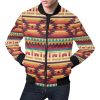 Aztec Native American Tribal Navajo Indians Print Mens Bomber Jacket