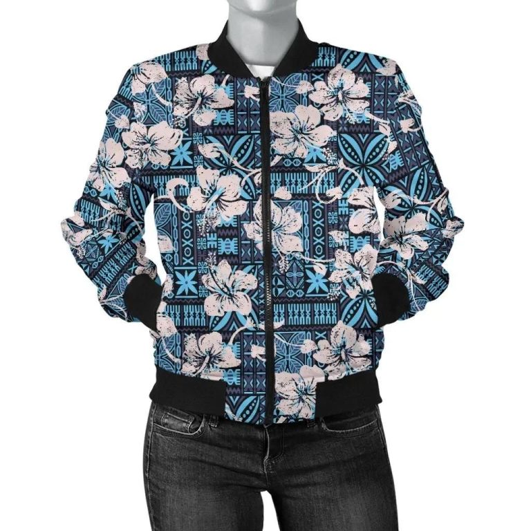 Serape Baja Print Women's Bomber Jacket
