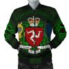Celtic Men's Bomber Jacket - Isle of Man Celtic Coat of Arms - BN15 Bomber Jacket