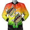 Hawaii Turtle Kanaka Maoli Bomber Jacket - AH - J4R Bomber Jacket