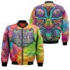 Majora Antagonist Legend Of Zelda Abstract 3D Bomber Jacket