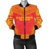 Marquesas Islands Flag Polynesian Chief Women'S Bomber Jacket - Bn10 Bomber Jacket
