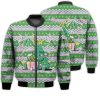 Merry Christmas Christmas Tree Retro Christmas Holiday Gifts Unisex 3D Bomber Jacket