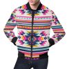 Navajo Native American Indians Aztec Tribal Print Mens Bomber Jacket
