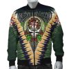 Noonan or O'Noonan Ireland Bomber Jacket - GD Irish Legend Shamrock V Tie-Dye A7 Bomber Jacket