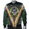 Scanlon or O'Scanlan Ireland Bomber Jacket - GD Irish Legend Shamrock V Tie-Dye A7 Bomber Jacket