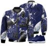 Shirt To Go With JD 11 Retro Midnight Navy - Got Em Shoes Goat - Midnight Navy 11s Gifts Unisex Matching 3D Bomber Jacket