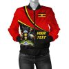 Uganda Personalised Women's Bomber Jacket - National Flag - BN15 Bomber Jacket