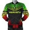 Vanuatu Polynesian Chief Men's Bomber Jacket - Reggae Version - Bn10 Bomber Jacket